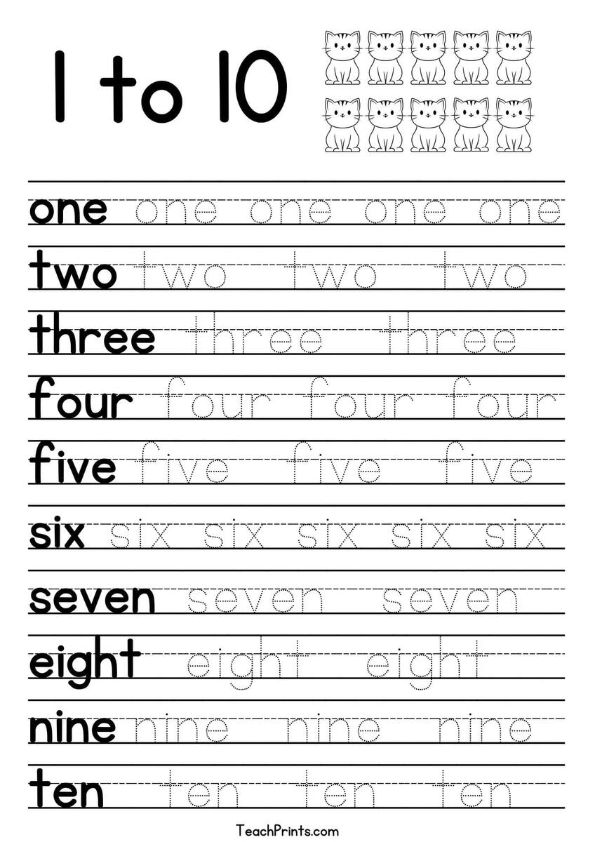Tracing Numbers 1 10 Worksheets Free Printable Pdfs Teach Prints Tracing Numbers 1 10 Worksheets Free Printable Pdfs Teach Prints