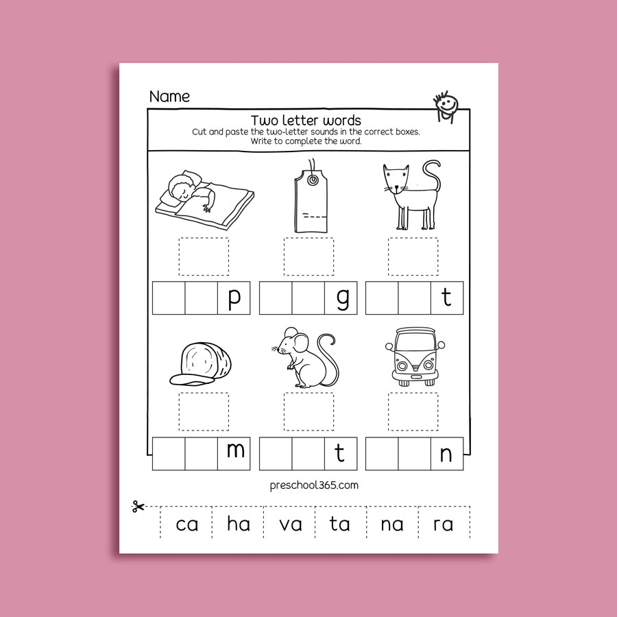 Two Letter Sound Activity Packet 20 Pages Of Reading Writinge Two Letter Sound Activity Packet 20 Pages Of Reading Writinge