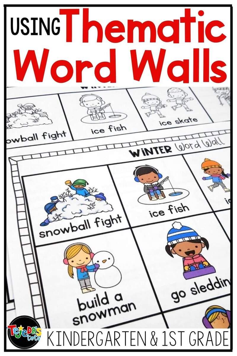 Using Thematic Word Walls For Writing In Kindergarten And First Grade Tejeda s Tots