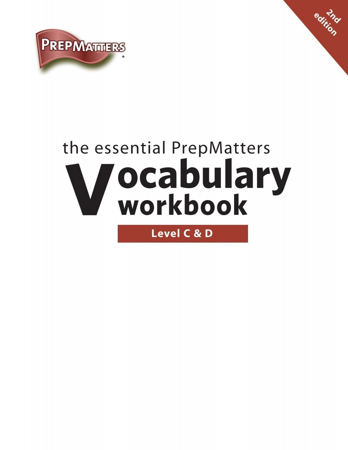 Vocabulary Workbook PrepMatters