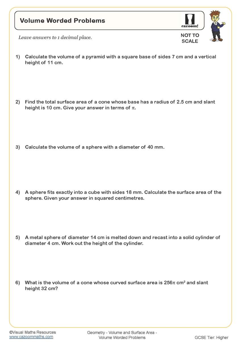 Volume Word Problems Worksheet Cazoom Maths Worksheets Volume Word Problems Worksheet Cazoom Maths Worksheets