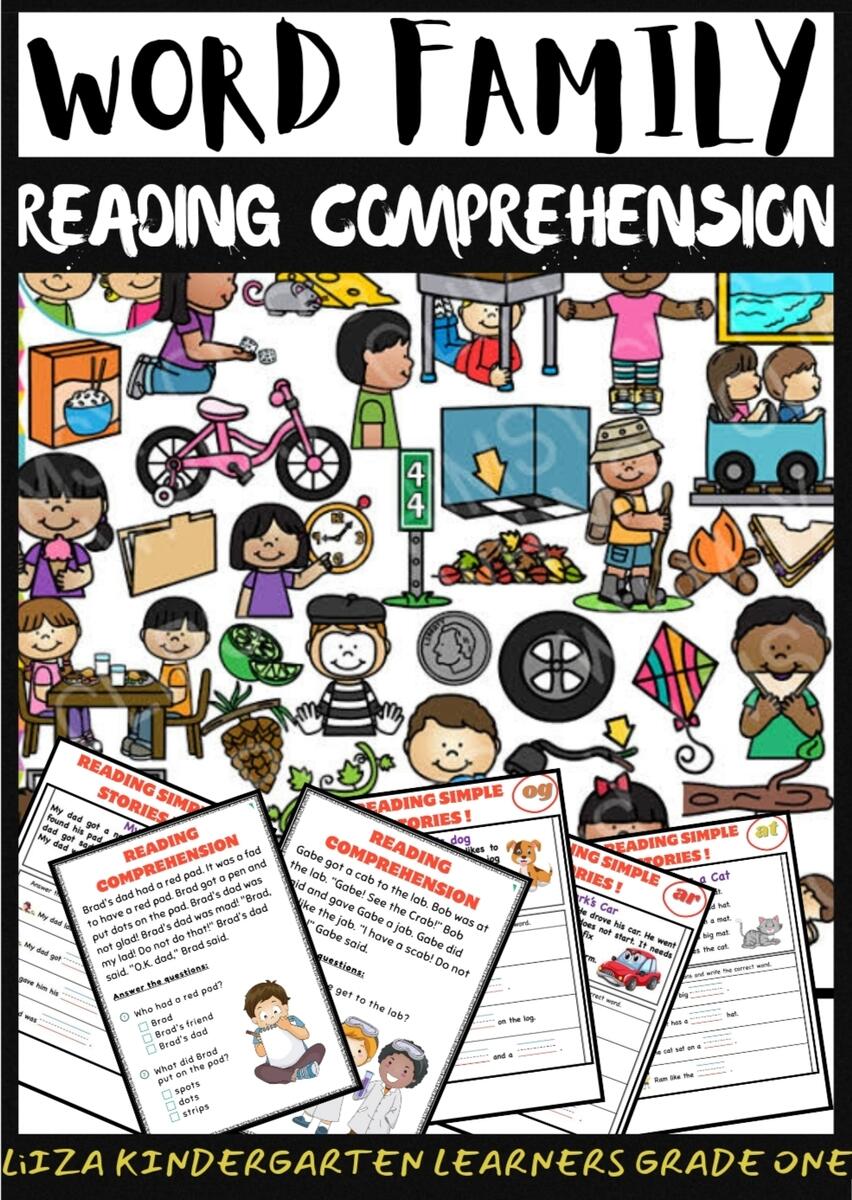 Word Family Reading Comprehension Passages Worksheets For Kids Made By Teachers Word Family Reading Comprehension Passages Worksheets For Kids Made By Teachers