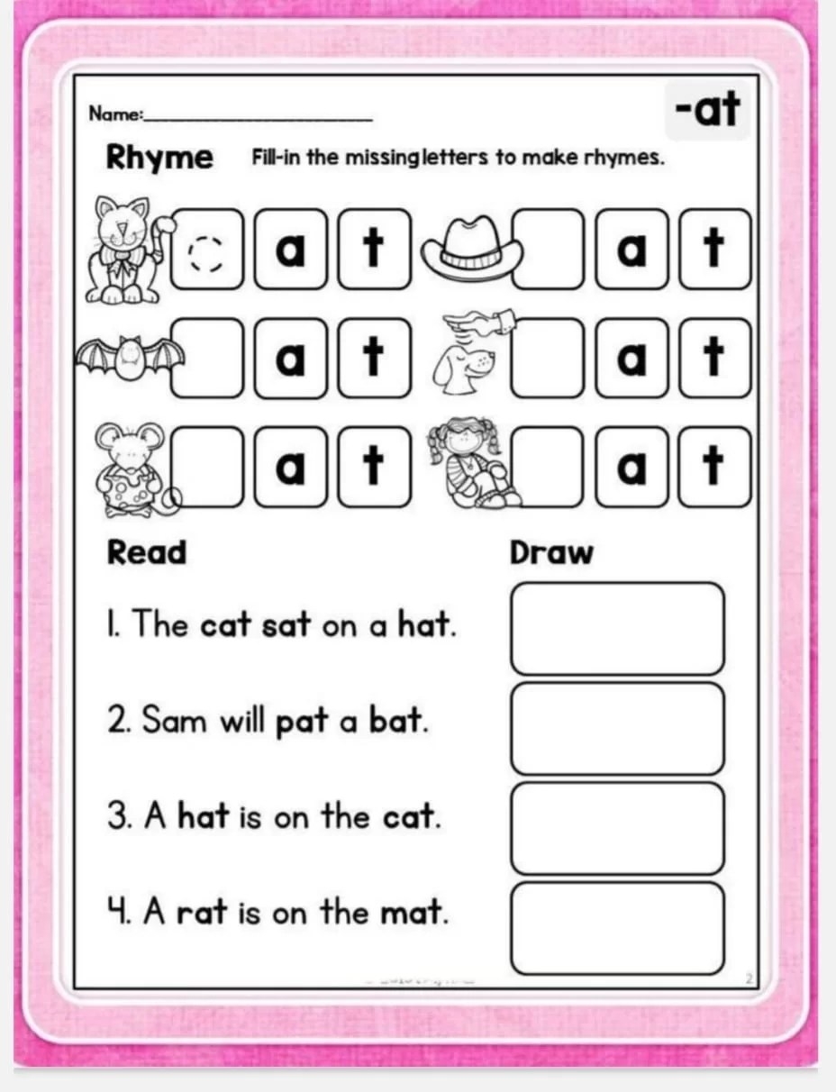 OP Words Words Scramble Phonics Word Families Worksheet Ezpzphonics