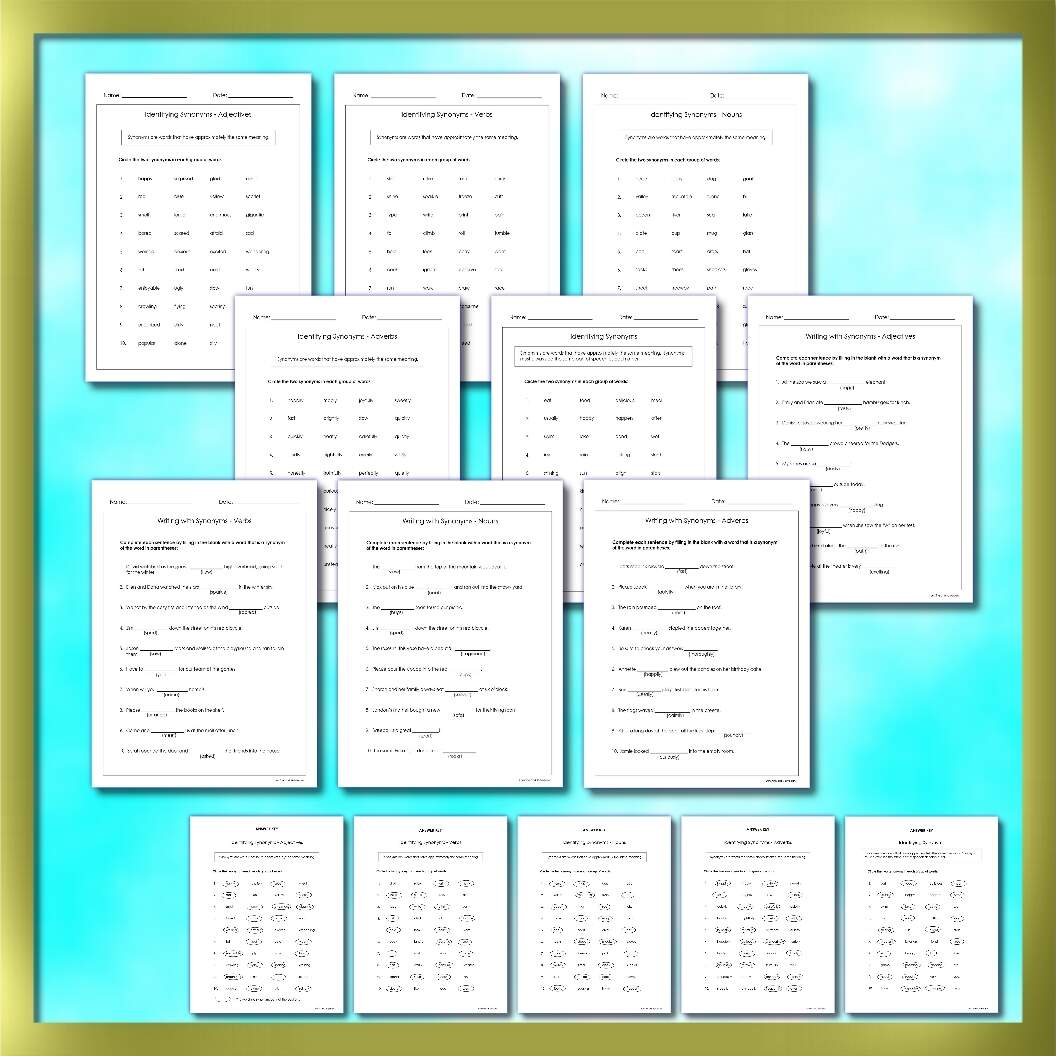 Working With Words BUNDLE 38 Worksheets Grades 3 4 ELA CCSS Made By Teachers Working With Words ESL Worksheet By RitaWi