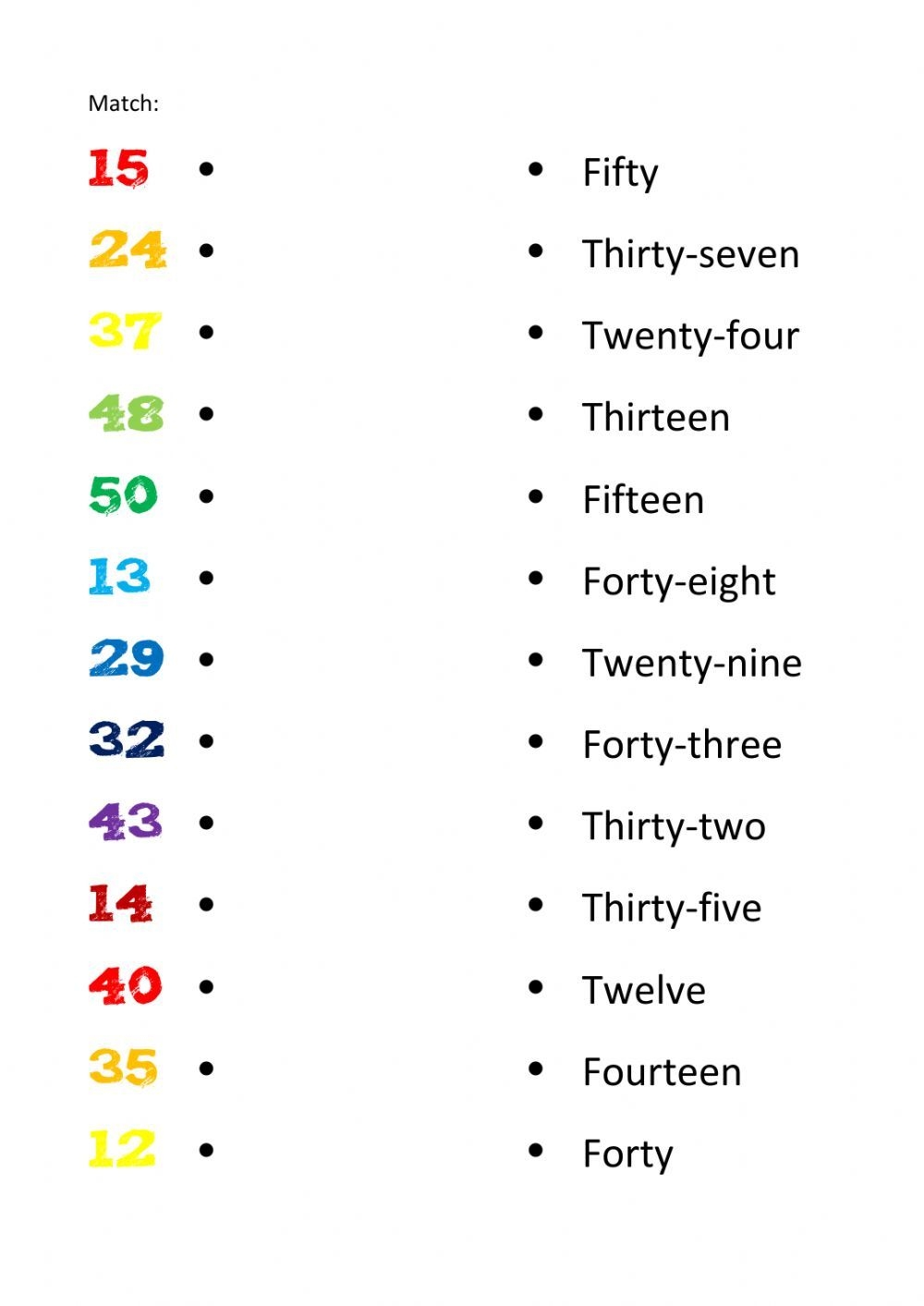 Worksheet Write The Numbers 1 50 Kindergarten Numbers In Words 1 50 Worksheets Free Coloring Pages PDF Printables And Worksheets Lesson Tutor